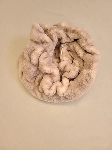 Aspen infinity faux fur neck muffler scarf Grey Soft Warm Winter Y2K - Picture 1 of 5