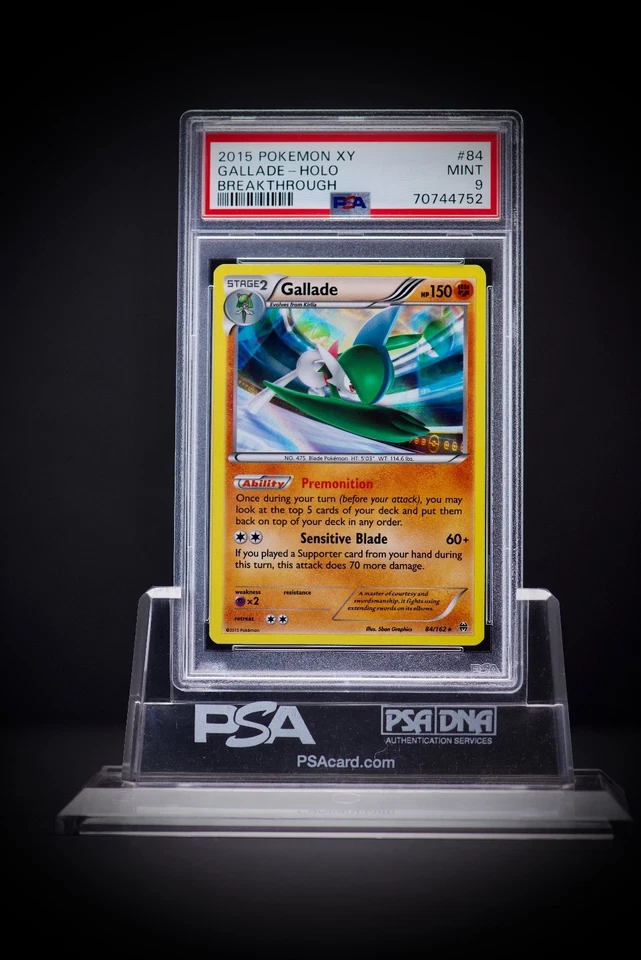 2015 Pokemon XY Breakthrough Gallade Holo 84 PSA 9 - Image 1 of 1