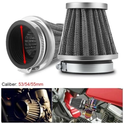 2 X 53 54 55 мм мотоцикла карбюратор воздушный фильтр очиститель капсулы для PWK 32/34 мм карбюратор - Изображение 1 из 4