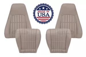 1997-2002 Chevy Camaro SS Front Replacement Seat Cover Tan Perforated Leather - Picture 1 of 40