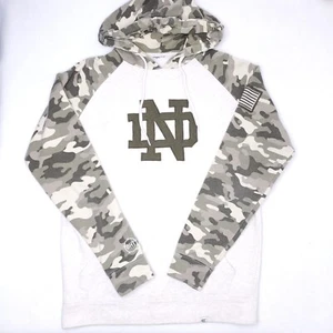 Unbranded Notre Dame Military Appreciation OHT Camo Hoodie Sweatshirt S/M - Picture 1 of 9