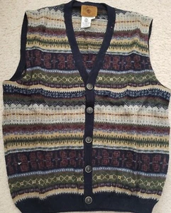 The America Tradition Vest 100% wool Sweater Size S - Picture 1 of 7