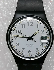 Swatch FIXING GB 413 - Vintage Original Hecho en Suiza 1991 Sin Usar - Imagen 1 de 6