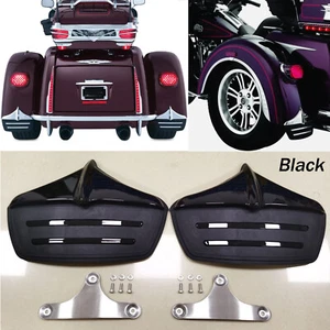 Rear Fender Mud Flaps For Harley 11-23 FLHTCUTG Tri Glide 11 Street Glide Trikes - Picture 1 of 12