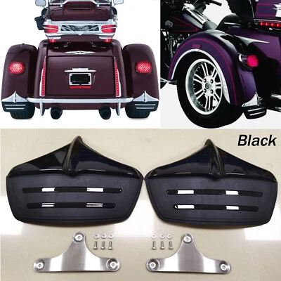 Rear Fender Mud Flaps For Harley 11-23 FLHTCUTG Tri Glide 11 Street Glide Trikes - Image 1 of 4