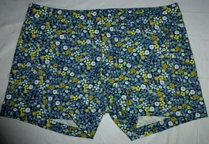 a.n.a blau Blumen Twill Shorts 6 neu ohne Etikett - Bild 1 von 3