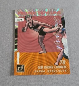 2022 Donruss UFC Production Line Holo Orange Laser #2 Joanna Jedrzejczyk