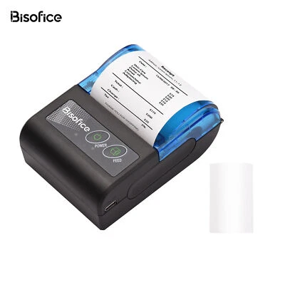 Bisofice Portable Thermal Printer 2 inch USB Receipt Bill A1Z6