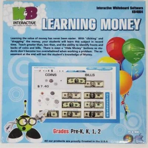 Interactive Whiteboard Software Learning Money K&B KB4554 NEW 2011 for PC & MAC - Picture 1 of 1
