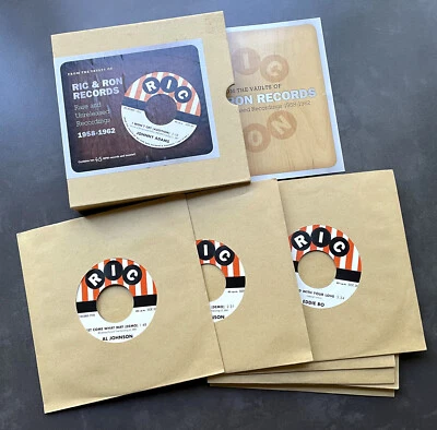 10x 7" Box Set - RIC & RON Records - Johnny Adams/ Eddie Bo/ Al Johnson a.o. USA - Bild 1 von 2
