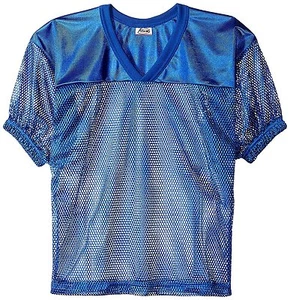 ADAMS USA FB Jersey with Elastic Sleeve, Sml/Med - Fits Chest size 34-40", Blue - Picture 1 of 1