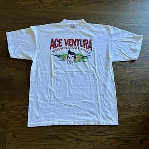 Vintage 1995 ACE VENTURA When Nature Calls Comedy Movie Promo Shirt Sz XL - Picture 1 of 6
