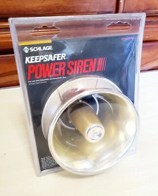 Schlage Keepsafer ~ Power Siren Security Horn ~ No 71-103 6W 8 Ohms ~ NEW - Image 1 of 4