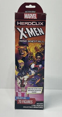 X-Men Rise and Fall BOOSTER BRICK Marvel Heroclix Open Box - Image 1 of 4