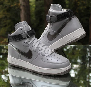 Nike Air Force 1 High Matte Silver Women’s Size 12 Custom 334031-004 - Picture 1 of 12