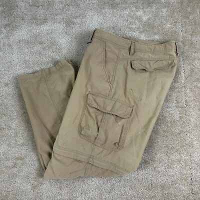 Pantalones Nike ACG 84270 para Hombres 36x30 Pinnacle Peak Convertibles Carga Cremallera Marrón Foto 1 de 4