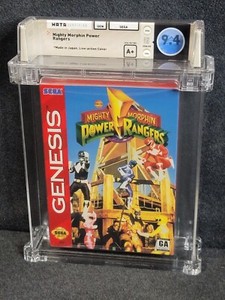 Sega Genesis Mighty Morphin POWER RANGERS Wata 9.4 A+ RARE Variant POP 1 Highest