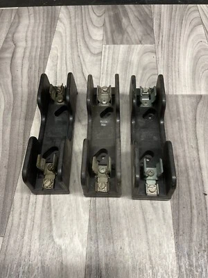 Lote de 3 portafusibles Taylor 1 polo 600 voltios 30 amperios 1491N161 #4011F132 Foto 1 de 4