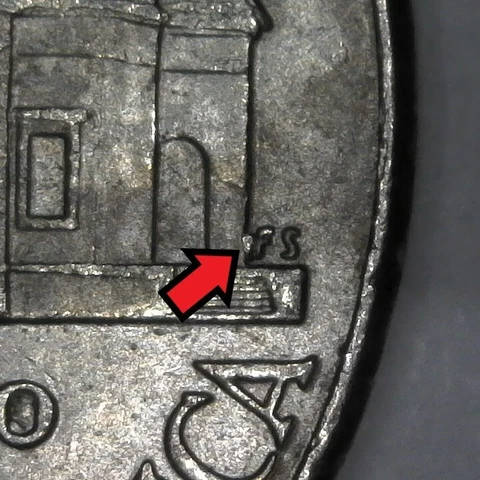 2013-P Jefferson Nickel Circulated "FS" Die Chip Error/Variety Cover