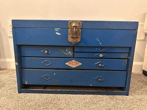 S-K Vintage SK Sherman Klove Mechanic Tool Box 5 Drawer Chest Chicago IL USA - Picture 1 of 22