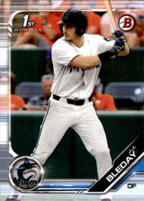 2019 BOWMAN DRAFT #BD-150 J.J. BLEDAY - Image 1 of 2