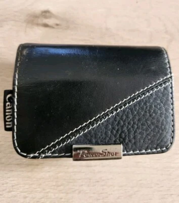 Canon PowerShot Elite Elph Series Genuine Leather Carry Case for SD Cards Photos - Image 1 of 4