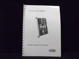 Du Pont bRISC, Hardware Installation & Test Manual, engl #K-325-30 - Bild 1 von 2