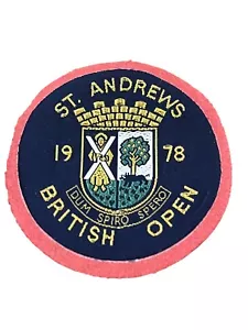 Patch golf vintage St. Andrews 1978 British Open Round - Foto 1 di 3
