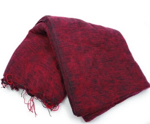 100% Yak Wool Soft Throw Blanket Handmade in Nepal 50" x 90" - Picture 1 of 49