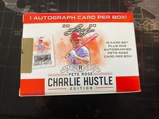 2020 LEAF PETE ROSE CHARLIE HUSTLE BLASTER BOX!! 1 Peter Rose Autograph per box!