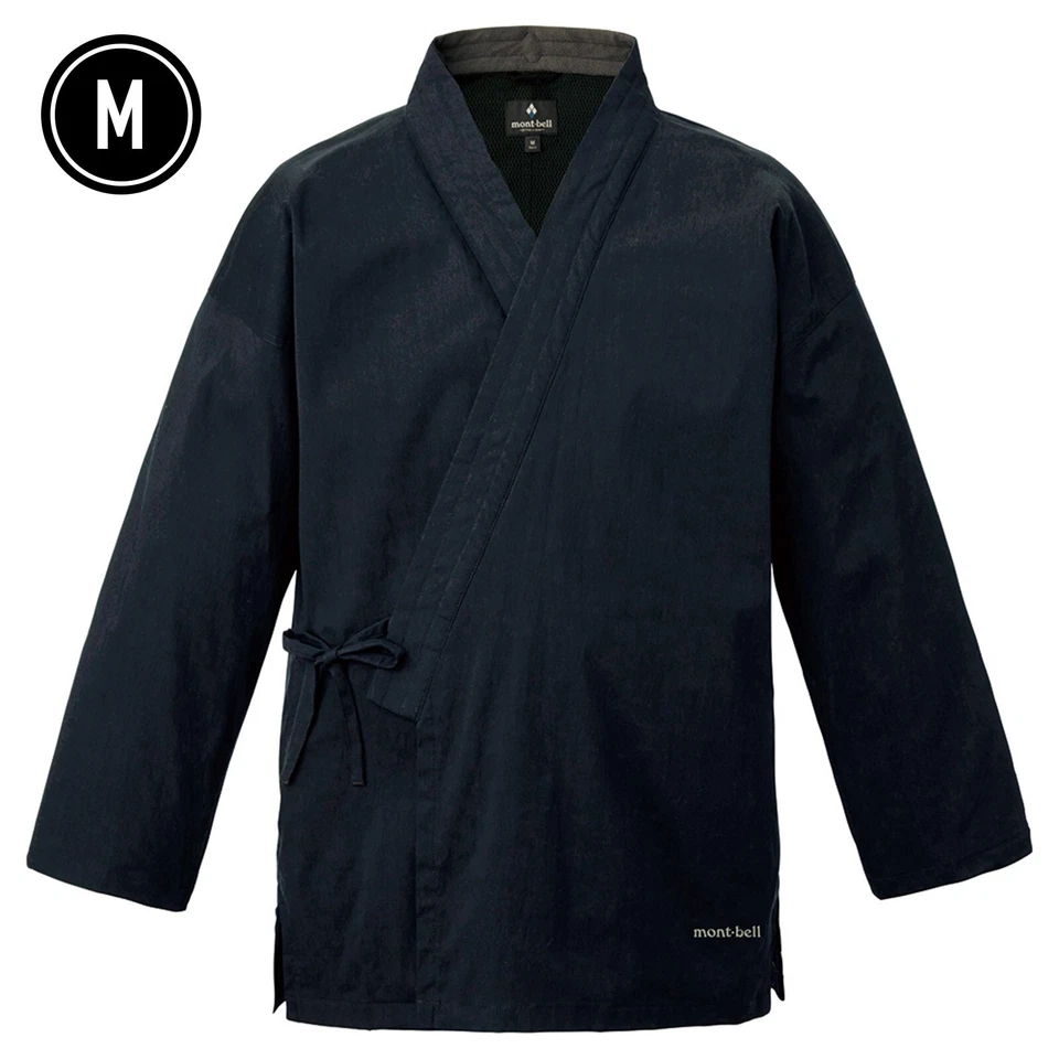 mont-bell OD Lining Samue Black Navy M Japanese Work Clothes Uniform Japan New - Image 1 of 4