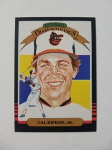 Tarjeta de béisbol Cal Ripken Jr Diamond King 1985 Donruss Leaf #14 Baltimore Orioles - Imagen 1 de 2
