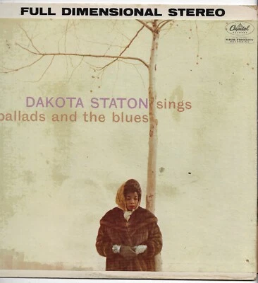 DAKOTA STATON ballads and the blues U.S. CAPITOL LP T-1387_original 1960 - Image 1 of 4