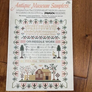 Antique Museum Sampler Patterns by Paragon Needlecraft 4 patterns NICE - Picture 1 of 8