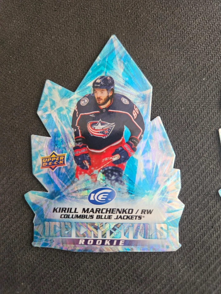 2022-23 Upper Deck Ice KIRILL MARCHENKO IC-37 Rookie Ice Crystals Die Cut - Image 1 of 1
