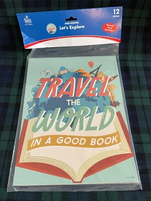 Carson Dellosa Mini Posters: Let's Explore Poster Set 12 pack - Image 1 of 4