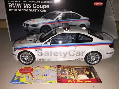  KYOSHO 1 18 BMW M3 E92 MOTOGP 2008 SAFETY CAR PEARL WHITE  NEW SHIP. WORLDWIDE - Immagine 1 di 4