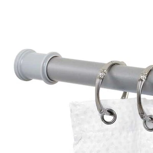 Tension Shower Curtain Rod for Small or Stall Showers, 27”-40", Satin Nickel - Picture 1 of 6