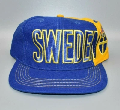 Gorra de fútbol ajustable Suecia vintage Adidas SFF Snapback Foto 1 de 4