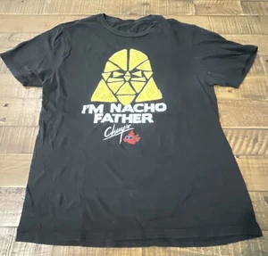 Chuys Shirt Mens Medium Black Nacho Father Mexican Food Austin TX No Tag - Picture 1 of 3