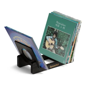 SpaceAid Bambus Vinyl Schallplatte Aufbewahrung Halter Regal, hält bis zu 50 Alben, 7 oder - Bild 1 von 7