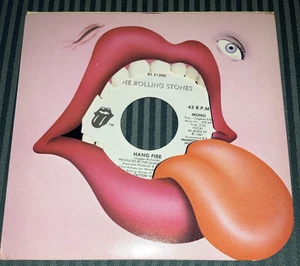 THE ROLLING STONES - Hang Fire (1981 7" 45 Vinyl) Rare Mono/Stereo Promo - Picture 1 of 4