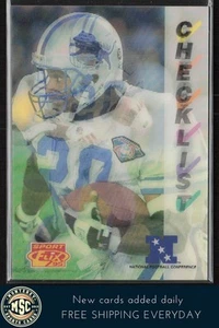 Barry Sanders 1995 Sportflix #174 Detroit Lions - Imagen 1 de 2