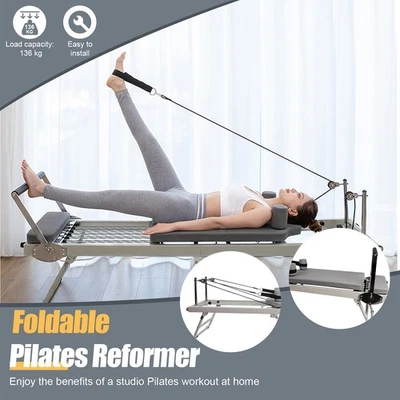 Equipo de entrenamiento en casa Reformer, máquina de pilates con resistencia Foto 1 de 4