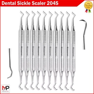 Sickle Scaler 204S Dental Hand Instruments Pro Periodontal Pick Hygiene Tool - Picture 1 of 7
