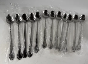 Oneida Teelöffel Rollen und Blumen 12er Set Neu - Bild 1 von 4