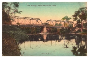ANTQ The Bridge, South Windham, Connecticut Postcard - Picture 1 of 2