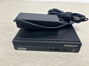 Lenovo ThinkCentre M70q Tiny PC i3-10100T 16GB 250GB SSD Windows 11P w/ Adapter - Afbeelding 1 van 6