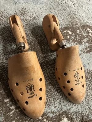 复古实木 Stiller Berlin 男式鞋伸展器 自己 Johannes Max Proskauer — 第 1/4 张图片