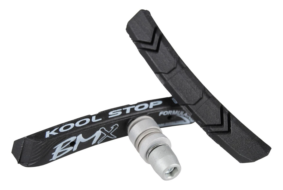 KOOL STOP BMX bicicleta ROSCADO V-freno pastillas de freno NEGRO Foto 1 de 1